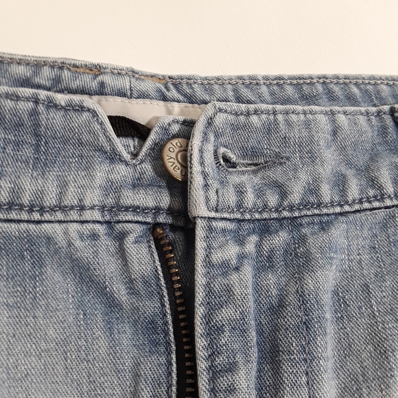 Womens Classic High Rise Jean Shorts 10 - Picture 3 of 5